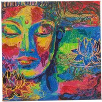 Malen nach Zahlen auf Keilrahmen, 30 x 30 cm - Lord Buddha von Multi