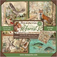 Maxi Scrapbook-Block "Forest" von Stamperia