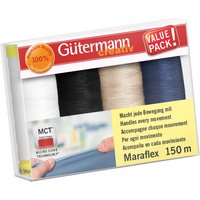 Nähfaden-Set Maraflex, 4 Spulen - Basic, Col. 1 von Multi