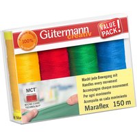 Nähfaden-Set Maraflex, 4 Spulen - Bunt, Col. 2 von Multi