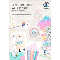 Papier-Bastelset "Cute Rainbow" von Multi