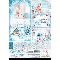 Papier-Set "Winter Journey" von Multi