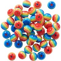 itoshii Perlen-Set "Regenbogen", 8 mm von Multi