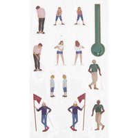 Rico Design Gel Sticker "FIGURICO" - Golf von Rico Design