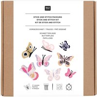 Rico Design Stick & Stitch Packung - Schmetterlinge von Rico Design