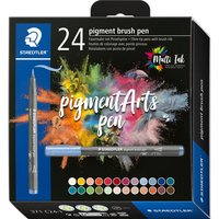 STAEDTLER Pigment brush pen - 24 Stück, Warm Colours von Multi