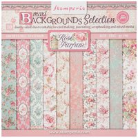 Scrapbook-Block "Rose Parfum Backgrounds" von Stamperia