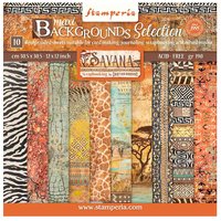 Scrapbook-Block "Savana Backgrounds" von Stamperia