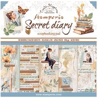 Scrapbook-Block "Secret Diary" von Stamperia