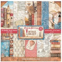 Scrapbook-Block "Vintage Library" von Stamperia