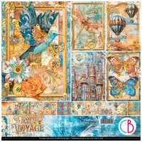 Scrapbook-Papier "Esprit de Voyage" von Ciao Bella