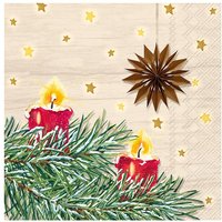 Serviette "Advent Feeling" - 5 Stück von Ihr