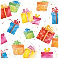 Serviette "Birthday Presents" von Ihr