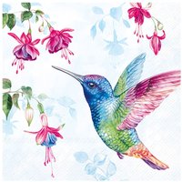 Serviette "Bunter Kolibri" von Ihr