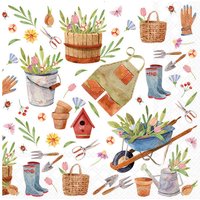 Serviette "Happy Gardening" von ambiente