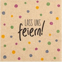 Serviette "Lass uns feiern" von HOME FASHION