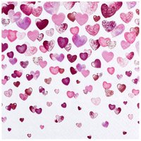 Serviette "Lovely Hearts" von HOME FASHION