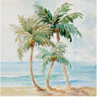 Serviette "Palms in Paradise" von Ihr