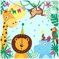 Serviette "Party Tiere" von Paper+Design