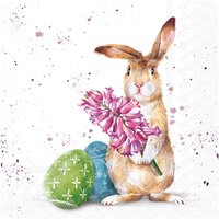 Serviette "Splashy Bunny" von Ihr