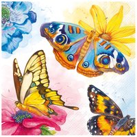 Serviette "Watercolour Butterflies" von Ihr