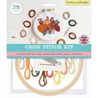 Simply Make Cross Stitch Kit - Mushrooms and Pumpkins von docrafts Simply Make