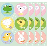 Sticker "Spring Animals" von Multi