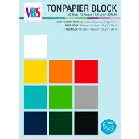 VBS Tonpapier-Block "Basic" - Basic von VBS XXL