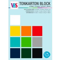 VBS XXL Tonkarton-Block - Basic von Multi