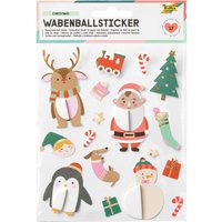 Wabenball Sticker "Christmas" von folia