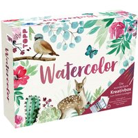 Watercolor - Die wunderbare Kreativbox. Mit Anleitungsbuch und Material von Multi