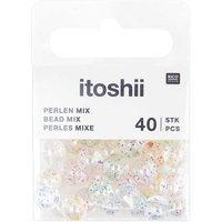 itoshii Perlen-Set "Glitzer Holographisch" von Rico Design