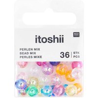 itoshii Perlen-Set "Regenbogen Holographisch" von Rico Design