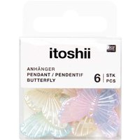 itoshii Perlen-Set "Schmetterlinge", Rainbow Pearl Mix von Multi