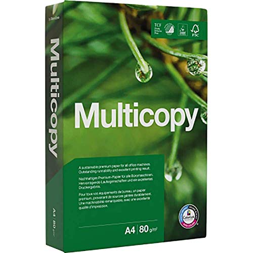 Kopierpapier MultiCopy, A4, 80 g/qm, Weißegrad 168 CIE, weiß Kopierpapier MultiCopy, A4, 80 g/qm, Weißegrad 168 CIE, weiß von MultiCopy