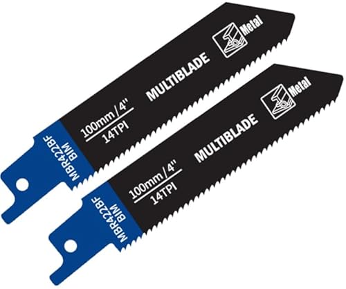 Multiblade Säbelsägeblatt, für Metall, 100mm, 2 Stück von Multiblade