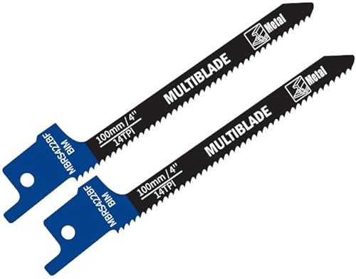 Multiblade Säbelsägeblatt, für Metall, 100mm, Extra schmal, 2 Stück von Multiblade