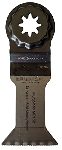 Multiblade Sägeblatt, Bimetall 60mm für Starlock Plus (Holz, Metall, Kupfer, Aluminium, Nägel, PVC, Kunststoff) MB152 von Multiblade