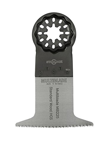 Multiblade Sägeblatt breit gebogen 65mm für Starlock (Holz, Gips, Kunststoff) MB225 von Multiblade