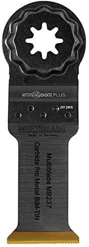 Multiblade Sägeblatt mit Zinnbeschichtung für Starlock Plus (Holz, Metall, Kupfer, Aluminium, Nägel, PVC, Kunststoff) MB237 von Multiblade