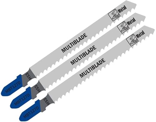 Multiblade Stichsägeblatt, für Aluminium, 100mm, Standard, 3 Stück von Multiblade