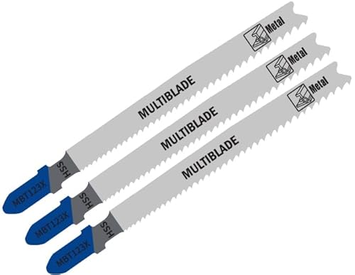 Multiblade Stichsägeblatt, für Metall, 100mm, Extra robust, 3 Stück von Multiblade