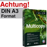 Multicopy Kopierpapier Zero CO2 neutral DIN A3 80 g/qm 500 Blatt von Multicopy