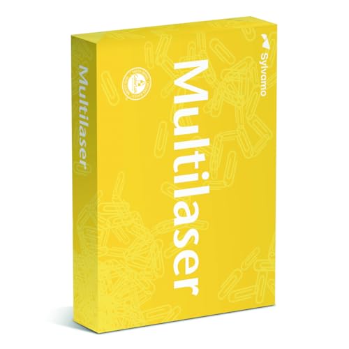 Multilaser Kopierpapier Office matt, weiß/Druckerpapier/DIN A4, 80g/m²/ 1 x 500 Blatt/Qualitätsklasse - C/Universalpapier/für Zuhause Büro und das Homeoffice/Multifunktions-Papier von Multilaser