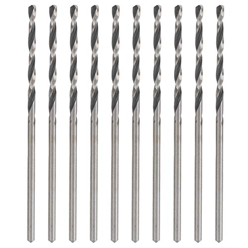 10Pcs 1.6mm Straight Shank Twist Drill Bits Set, High Speed Steel, for Jewelry Beads Punch Drilling Tools, with Plastic Storage Box, sturdy and Practical von Multizenic