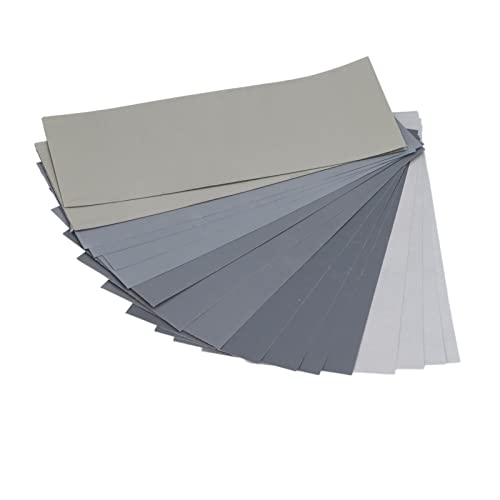 20Pcs Sand Paper Set, 1000 7000 Grit Waterproof Sandpaper, Dry Wet Dual Use for Sanding Wood Metal, High Quality Resin Material, and Practical von Multizenic