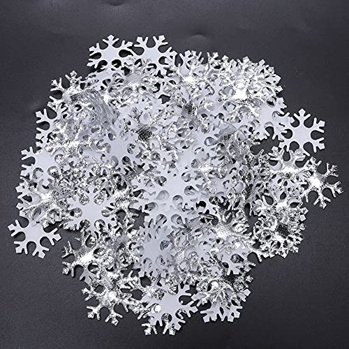 Weihnachtskonfetti, Weihnachtsschneeflocken, Schneekonfetti, Konfetti, Schneeflocken-Dekoration, Schneeflocken-Konfetti, Weihnachtsbaumschmuck, Schneeflocken-Ornamente, 200 von Mumusuki