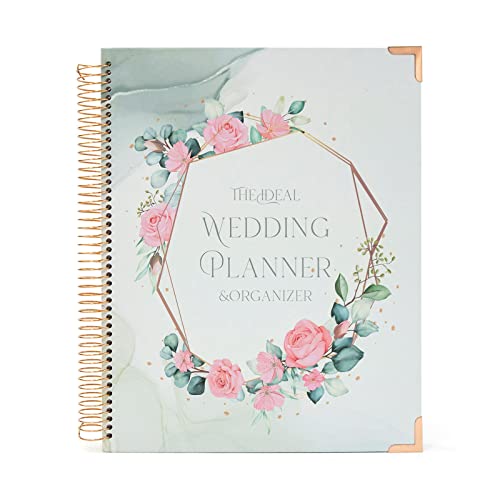 Mumuve Hochzeitsplaner Hardcover Hochzeitsbuch Floral Hochzeit Verlobungsbuch für Braut To von Mumuve