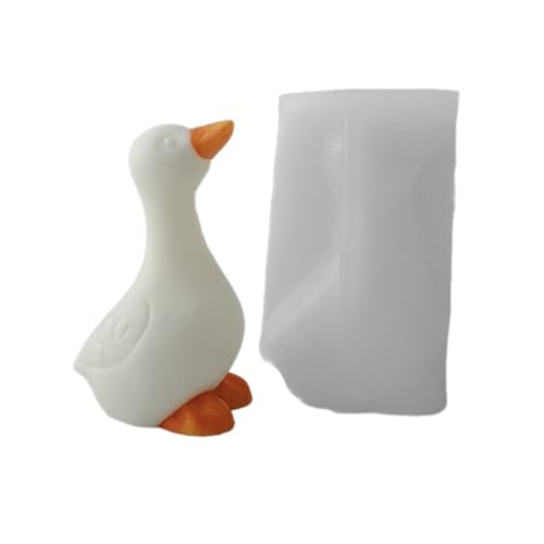 Mumuve Kerzenformen, 3D-Enten-Kerzen-Silikonform, DIY, Kristall-Epoxidharz-Formen, Tierkerzenherstellung, Werkzeug, handgefertigte Seife, Schokoladenform von Mumuve