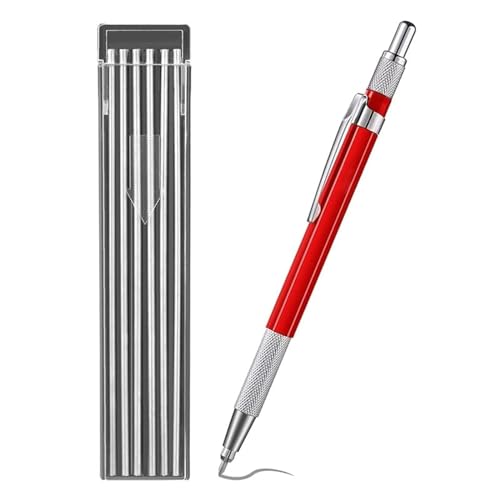 Mumuve Lötkolben Bleistifte mit Nachfüllungen, Mechanical Pen Engineering Pen Zeichenstift, Praktischer Lötmarker zum Schweißen von Mumuve